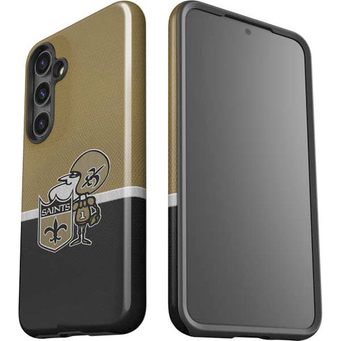 NFL New Orleans Saints Vintage Galaxy S25 Plus Impact Case